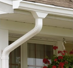 residential gutter and downspout