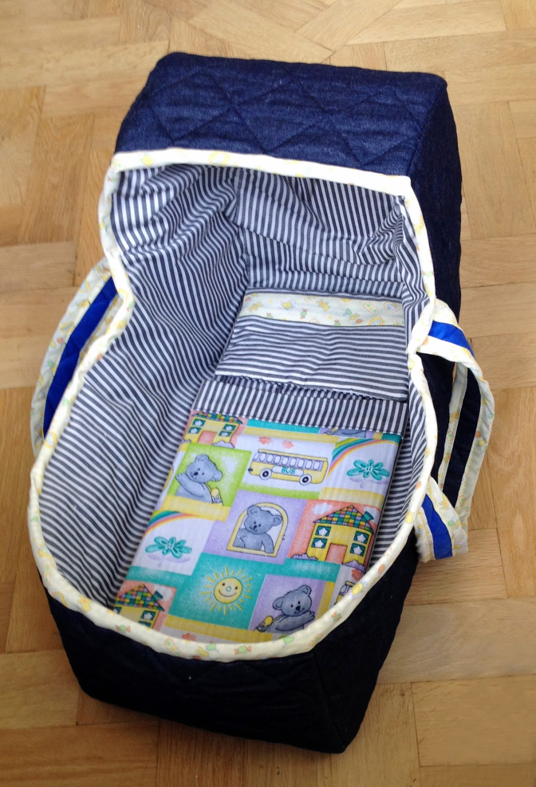 New Grandma Wants to Sew! Carry cot for doll