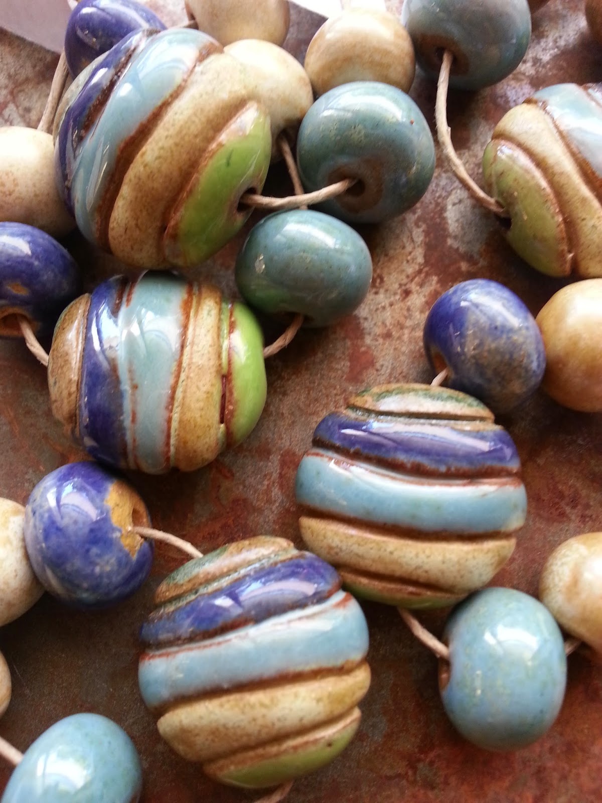 Gaea Ceramic Bead and Art Studio Blog Fall at Lima Beads...