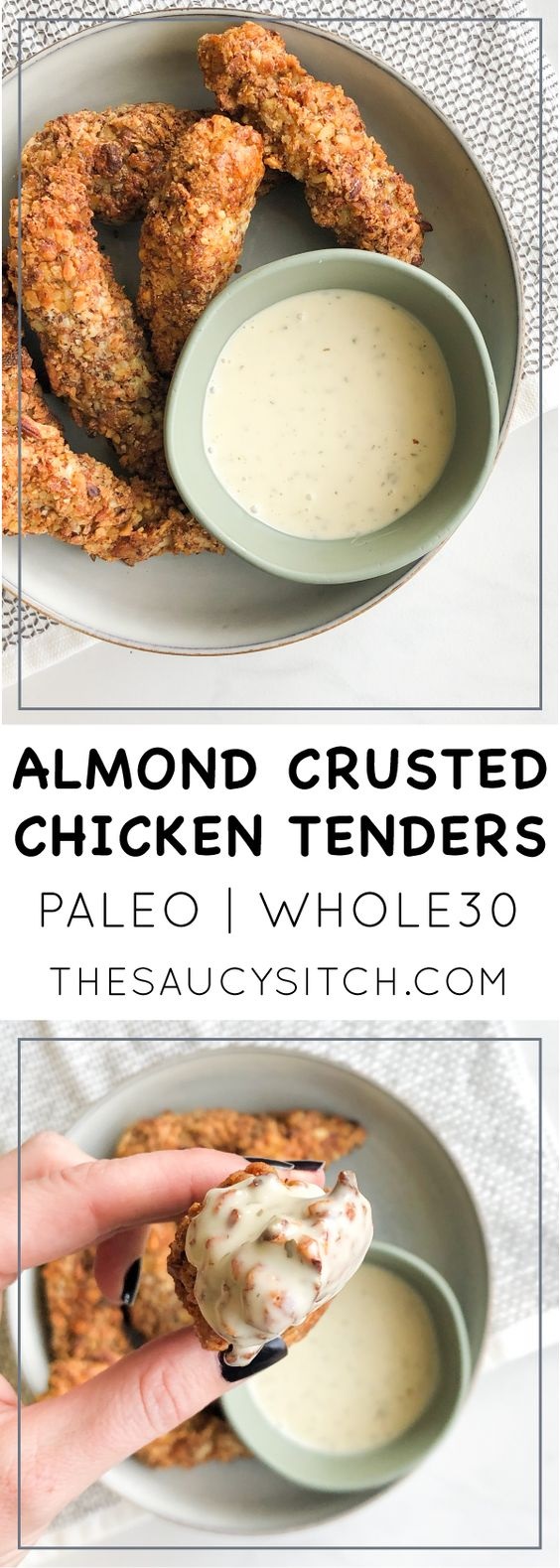 Almond Crusted Whole30 Chicken Tenders
