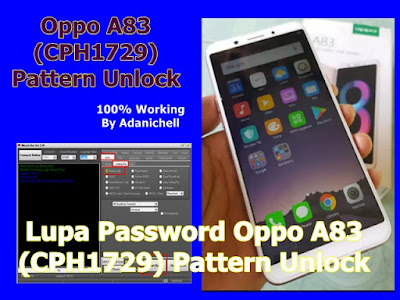 Lupa Password Oppo A83 (CPH1729) Pattern Unlock