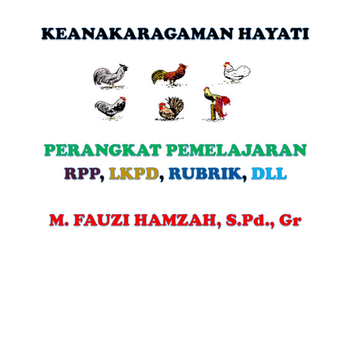 M Fauzi Hamzah Rpp Biologi Keanekaragaman Hayati