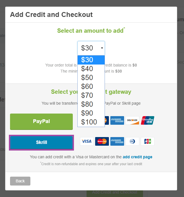 step 3 deposit envato dan membeli template themeforest