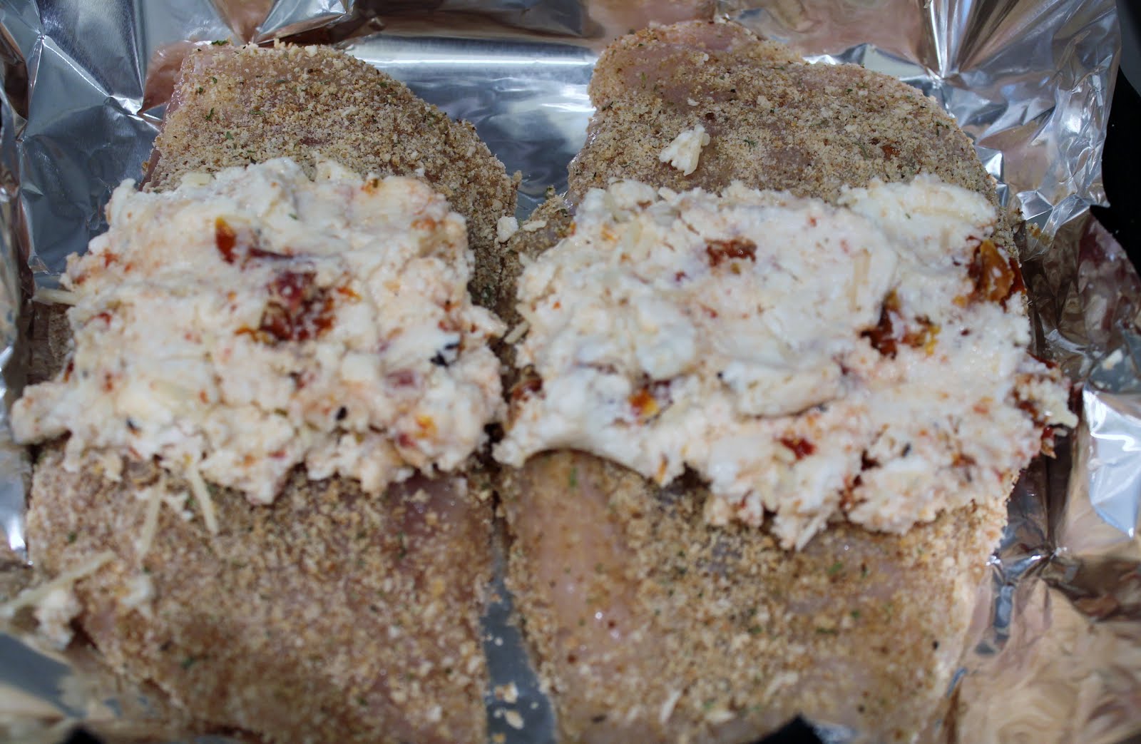 Key Ingredients Ricotta and SunDried Tomato Chicken RollUps