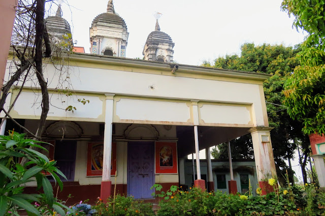 The monks quarter at the Narahari Baba Ashram Amadpur Burdwan Chaudhuribari Heritage Homestay at Amadpur near Memari Burdwan in West Bengal