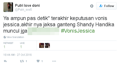 20 Tweet Kocak 'Vonis Jessica' Ini Bukti Netizen Udah Nggak Sabar Denger Keputusannya
