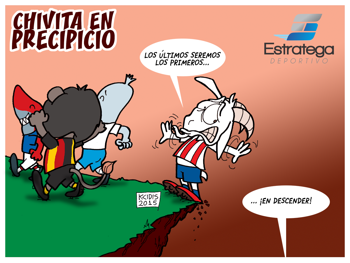 cartoNotas de kcidis Chivito en precipicio