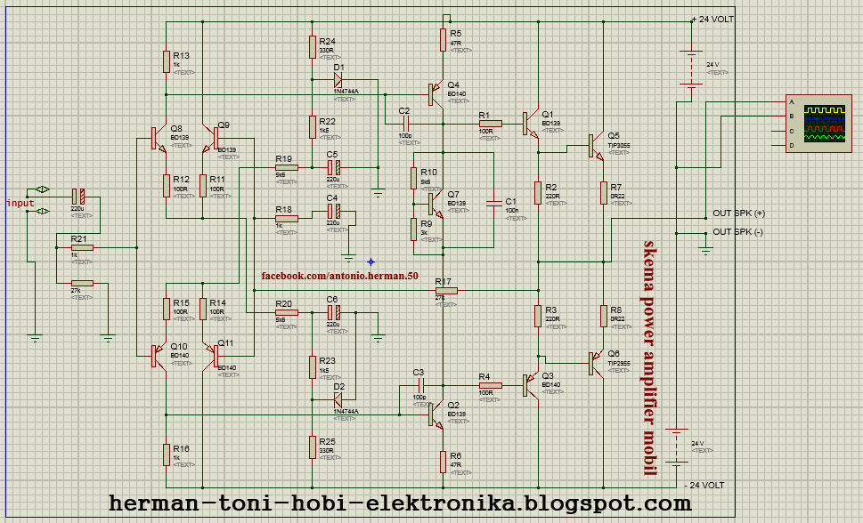 blognya herman toni skema power amplifier mobil