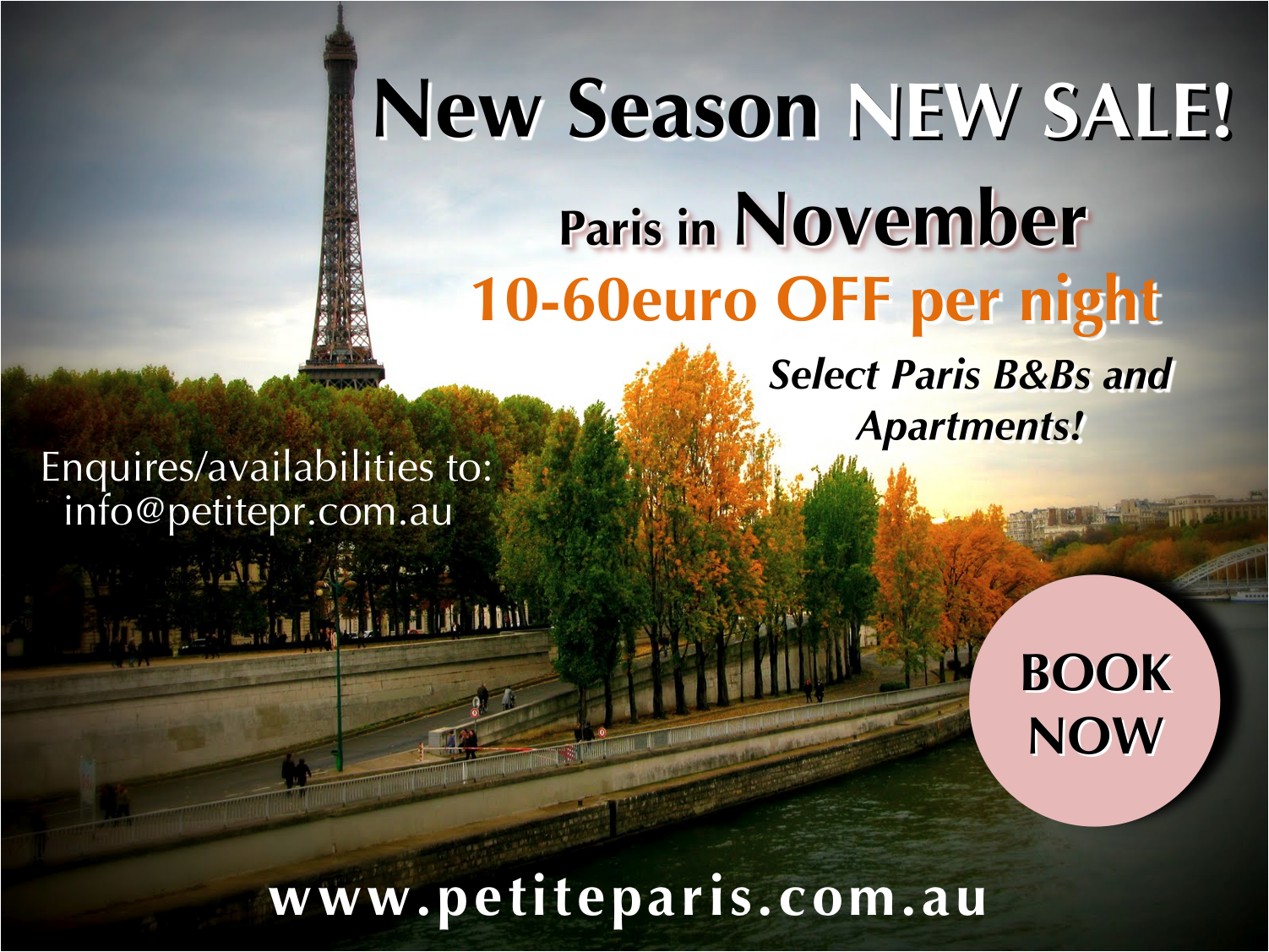 Petite Paris : New Season, New SALE! Paris homes November discounts