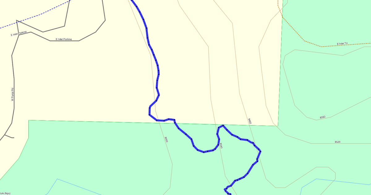 Trails Trekker East Inlet Trail to Adams Falls