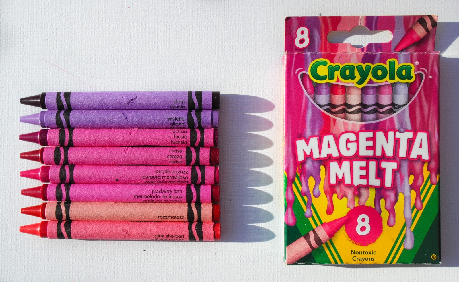 8 Count Crayola Meltdown Crayons: What's Inside the Box