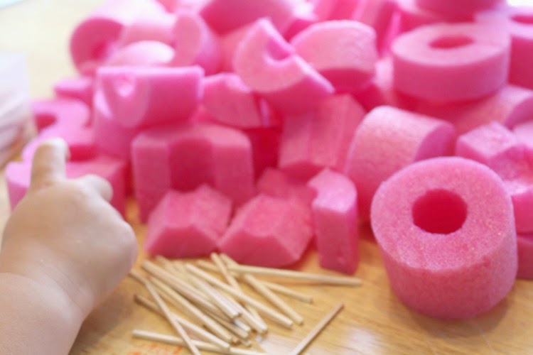 Pool Noodle STEM Activity for Kids School Time Snippets