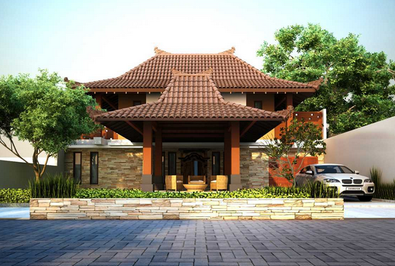 Desain Rumah Etnik Jawa Modern 2016