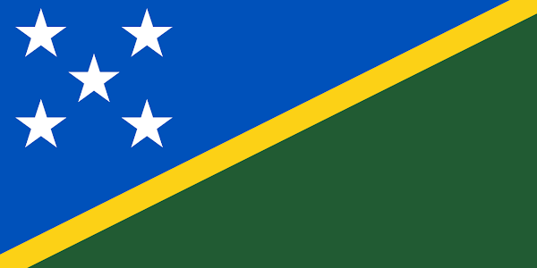 Logo Gambar Bendera Negara Kepulauan Solomon PNG JPG ukuran 600 px