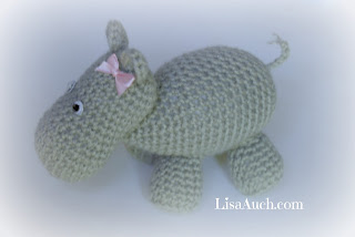 free crochet pattern animal hippo