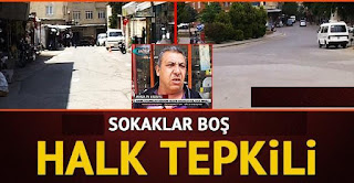 kiliste Sokaklar boş halk tepkili