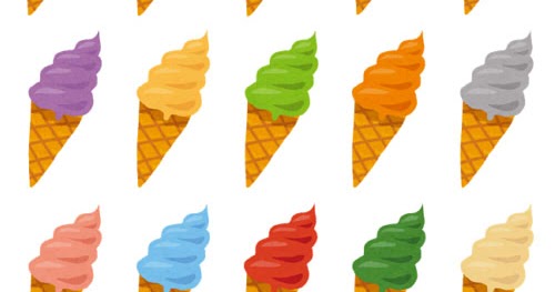 いろいろな種類のソフトクリームのイラスト 16種 かわいいフリー素材集 いらすとや
