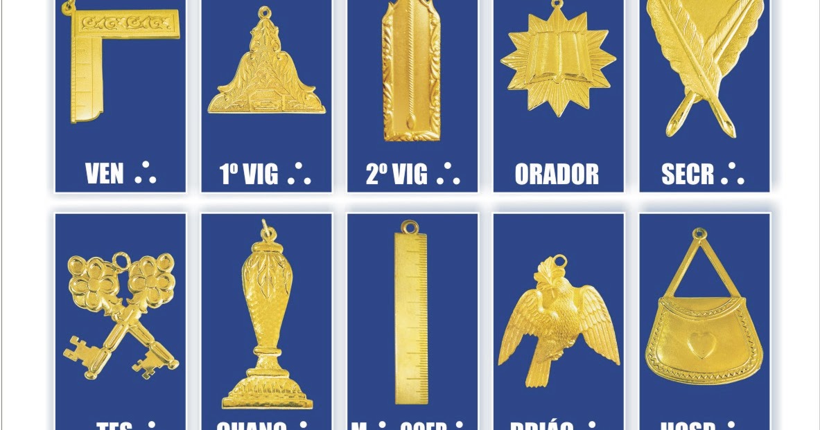 Pedro Juk: CARACTERÍSTICAS RITUALÍSTICAS - CARGOS DO REAA