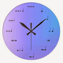 Reloj para recordar la duración de las figuras musicales