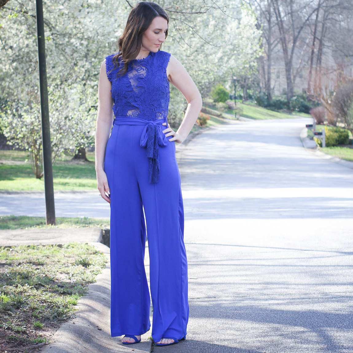 royal blue jumpsuit amazon