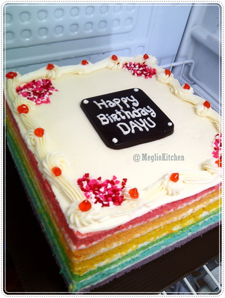 Toko kue Jogja, MAMIND KITCHEN RAINBOW CAKE, KUE ULANG TAHUN JOGJA