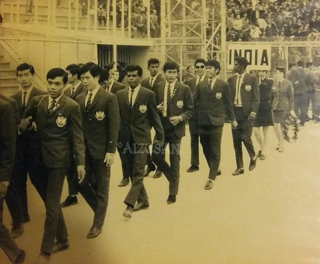 KelabJersiKita Selangor In The 3rd Asian Champion Teams Tournament 1970
