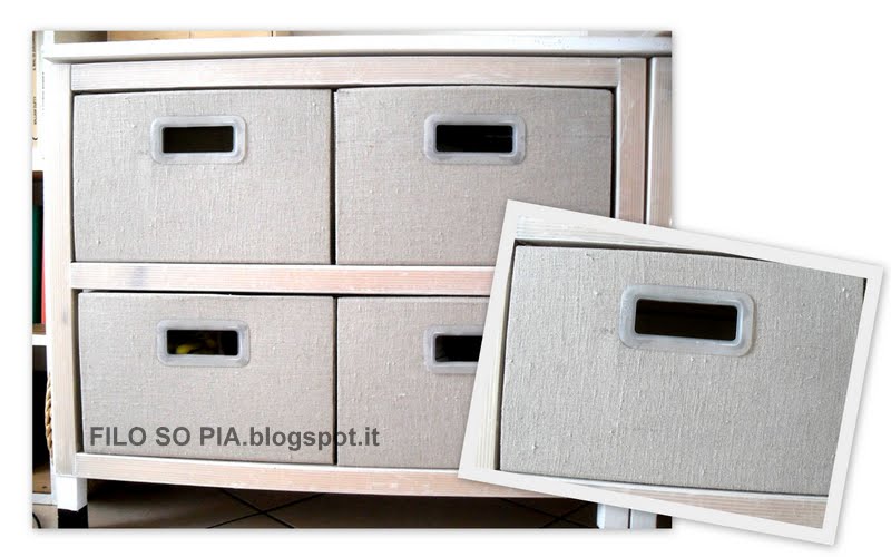 filo-so-pia: Riciclo di una cassettiera Ikea