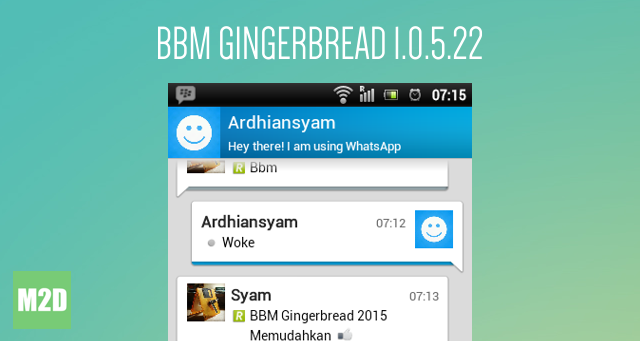 Update BBM untuk Gingerbread APK Terbaru Versi 1.0.5.22