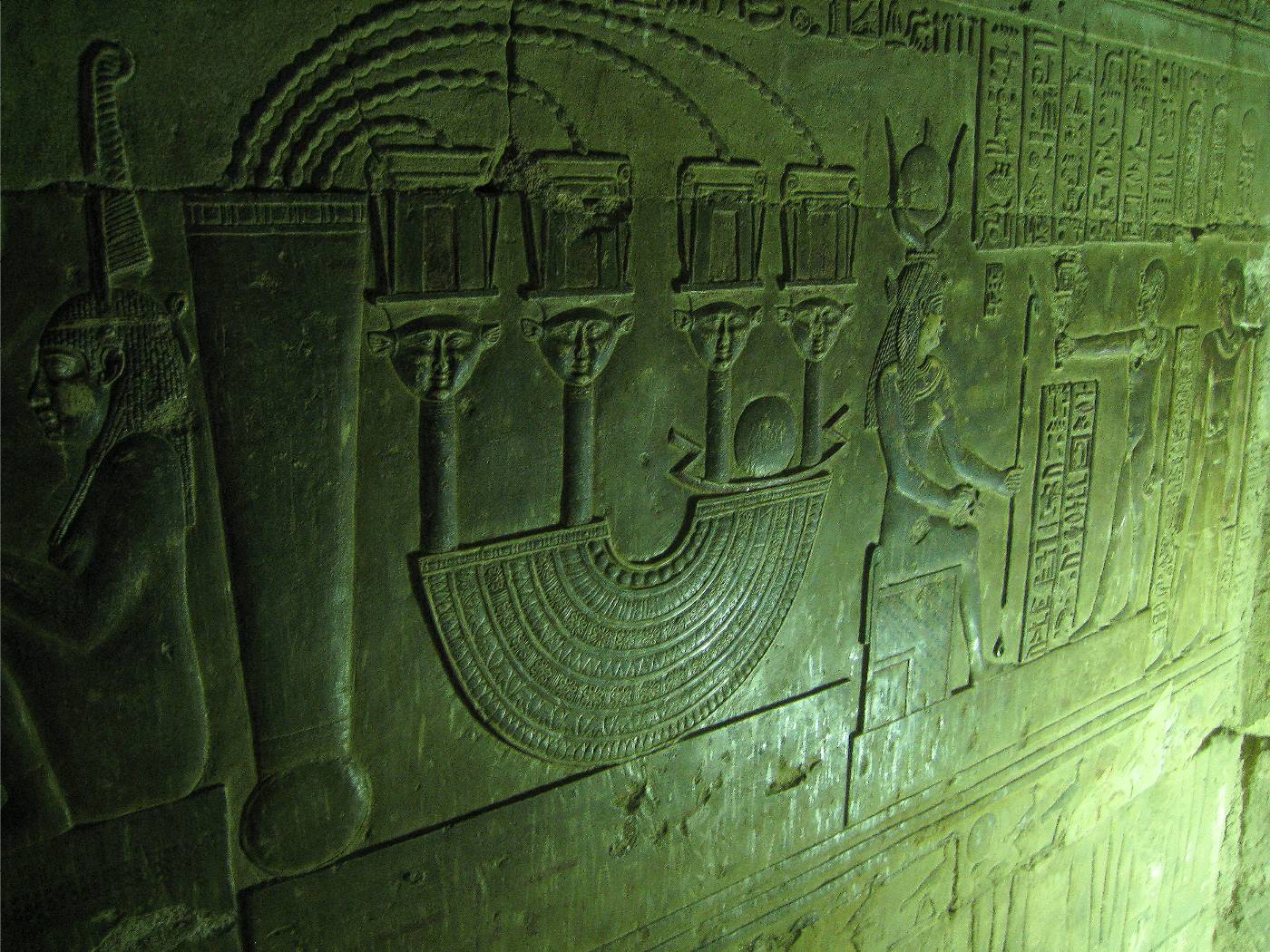 JACQUARD  SCARF TEMPLES OF DENDARA main image 1