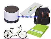 Vinci e Pedala: in palio centinaia di premi (Power Bank, zaini, biciclette, city bike e molto altro) Logo Vinci e Pedala: in palio centinaia di premi (Power Bank, zaini, biciclette, city bike e molto altro)