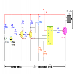 Simple Smart DC fan Circuit Diagram