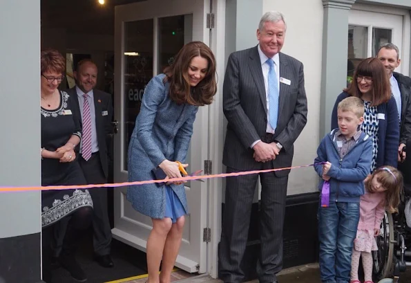 Kate Middleton Catherine, Duchess Of Cambridge opens a new EACH Charity Shop 