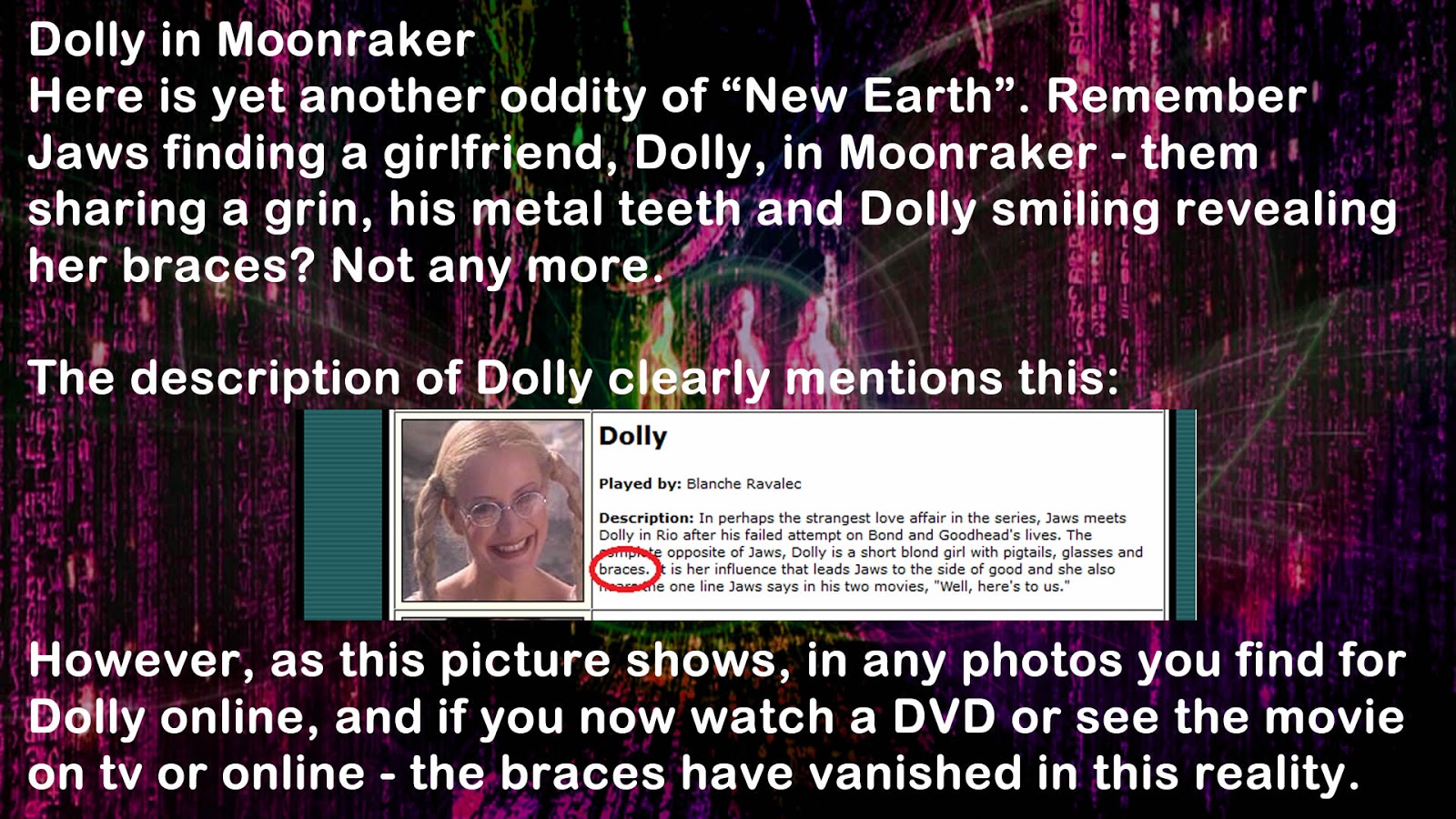 I AM Buddy, The BUDDHA From Mississippi ™ Mandela Effect In James Bond