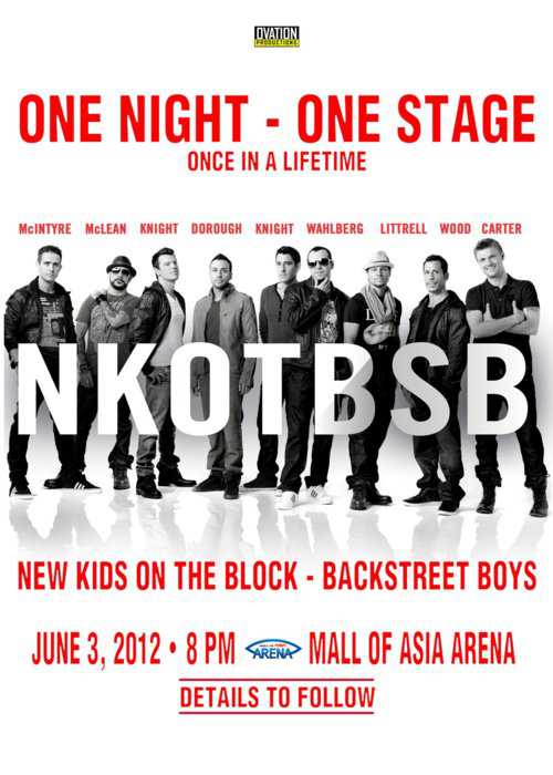 NKOTBSB LIVE in Manila 2012, SM Mall of Asia Arena
