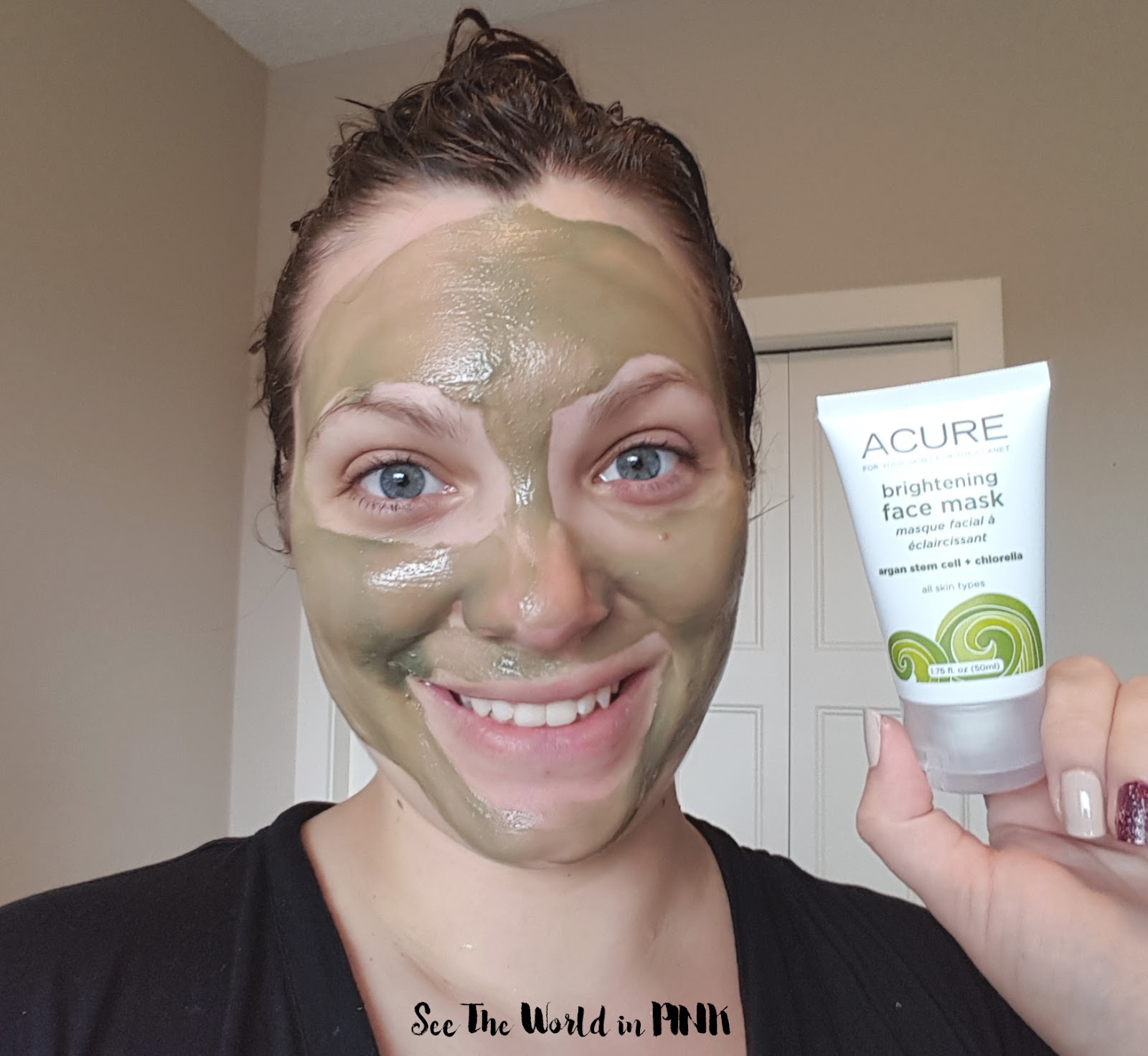 Mask Wednesday Acure Organics Brightening Face Mask See the World in PINK