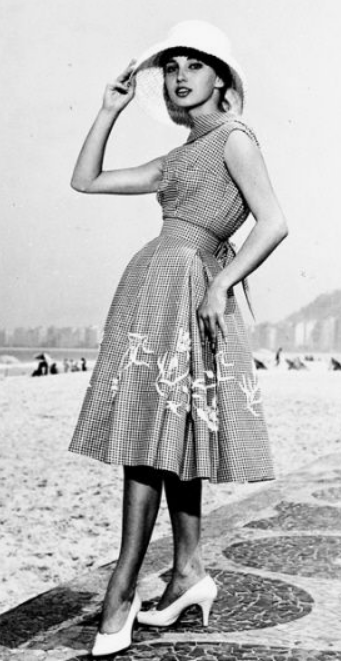 roupas femininas da década de 60