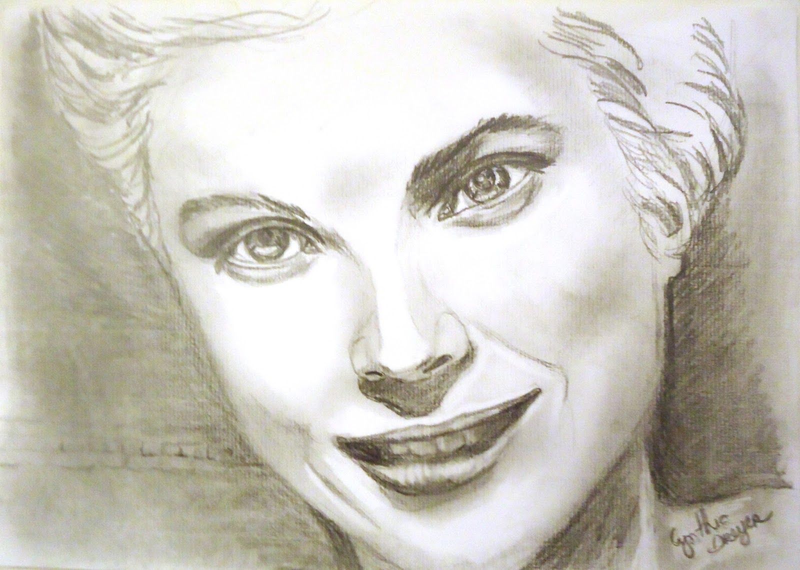 Cynthia Dreyer Art Série Retraros em grafite