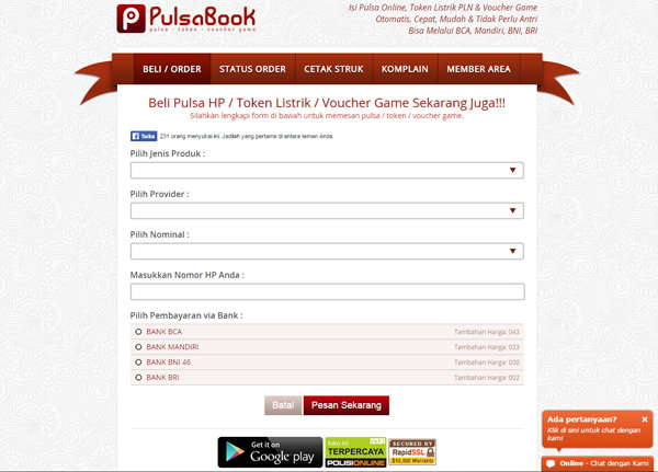 Cara Beli Pulsa Online Di Pulsabook Pun Cukup Mudah Anda Hanya Perlu Cara Beli Pulsa Online Di Pulsabook Pun Cukup Mudah Anda Hanya Perlu