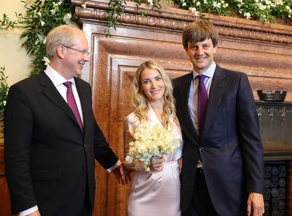  Pierre Casiraghi, Beatrice Borromeo, Princess Alexandra, Charlotte Casiraghi and Princess Caroline of Monaco attended wedding ceremony in Hanover, Germany