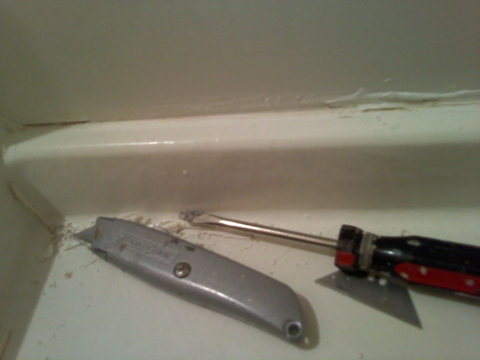 Nantom Basement Finishing Tips How to recaulk your shower or tub