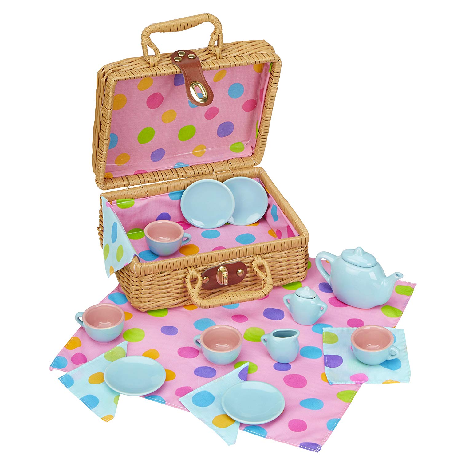 alex toys tea set basket