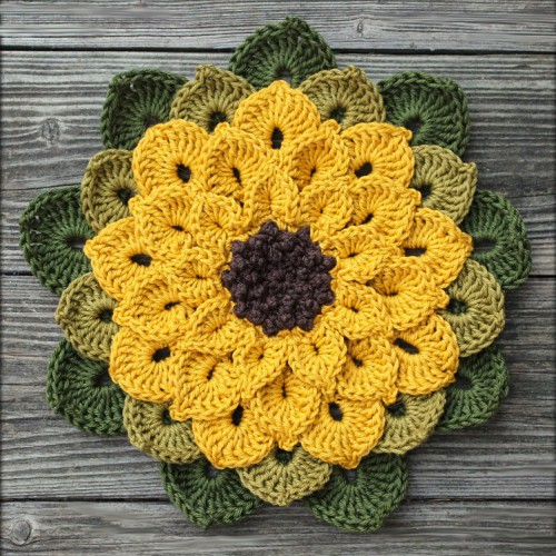 beautiful-skills-crochet-knitting-quilting-sunflower-potholder