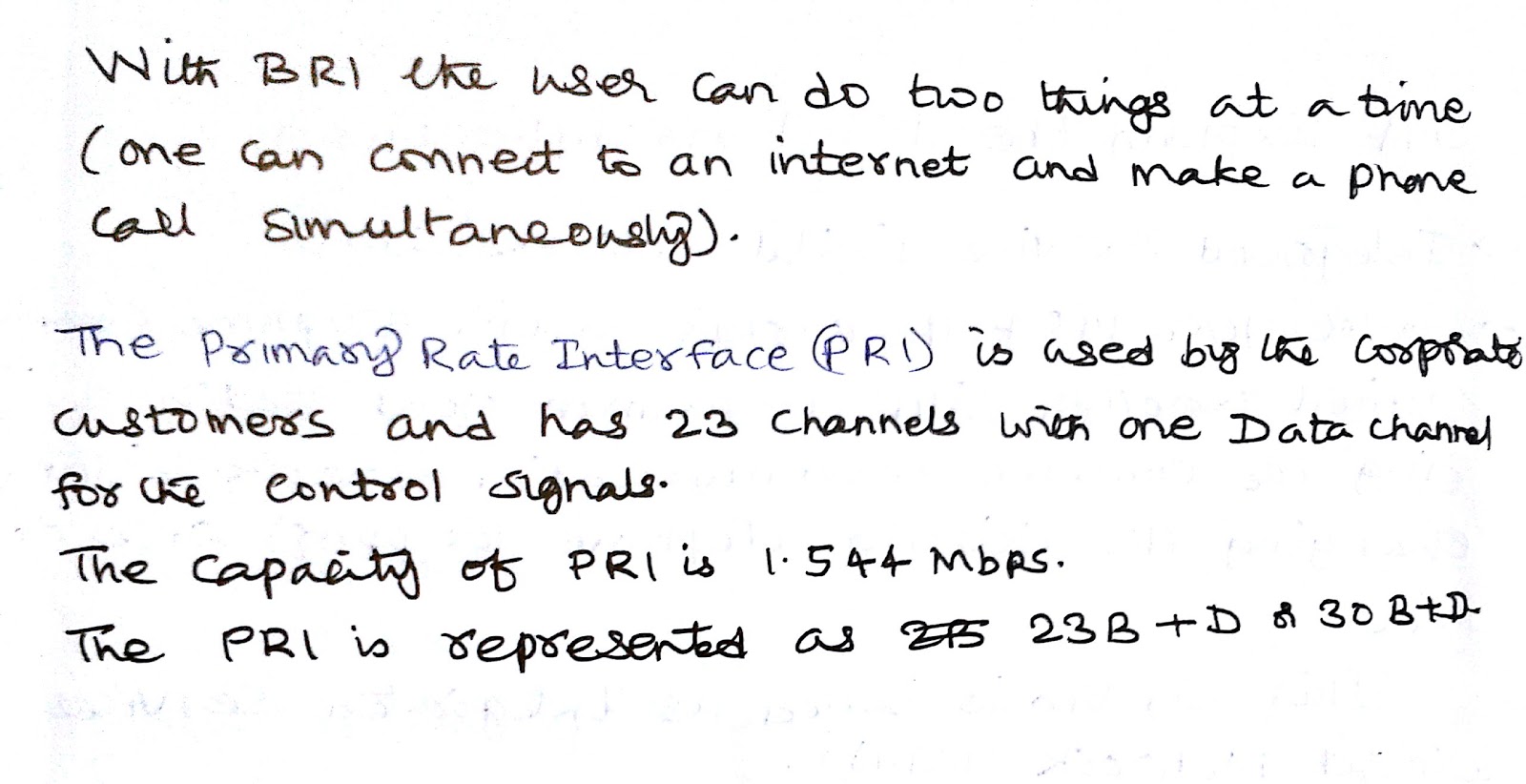 Networking(DCCN): INTEGRATED SERVICE DIGITAL NETWORK (ISDN) ARCHITECTURE