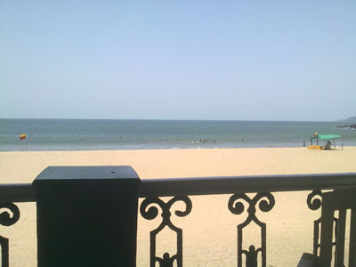 View From Joets Restaurant Beach  Restaurant Goa