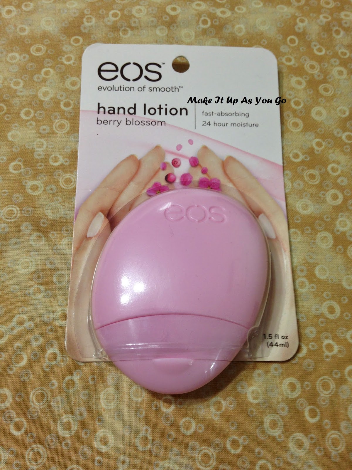 Make It Up As You Go Quickie Review eos Hand Lotion