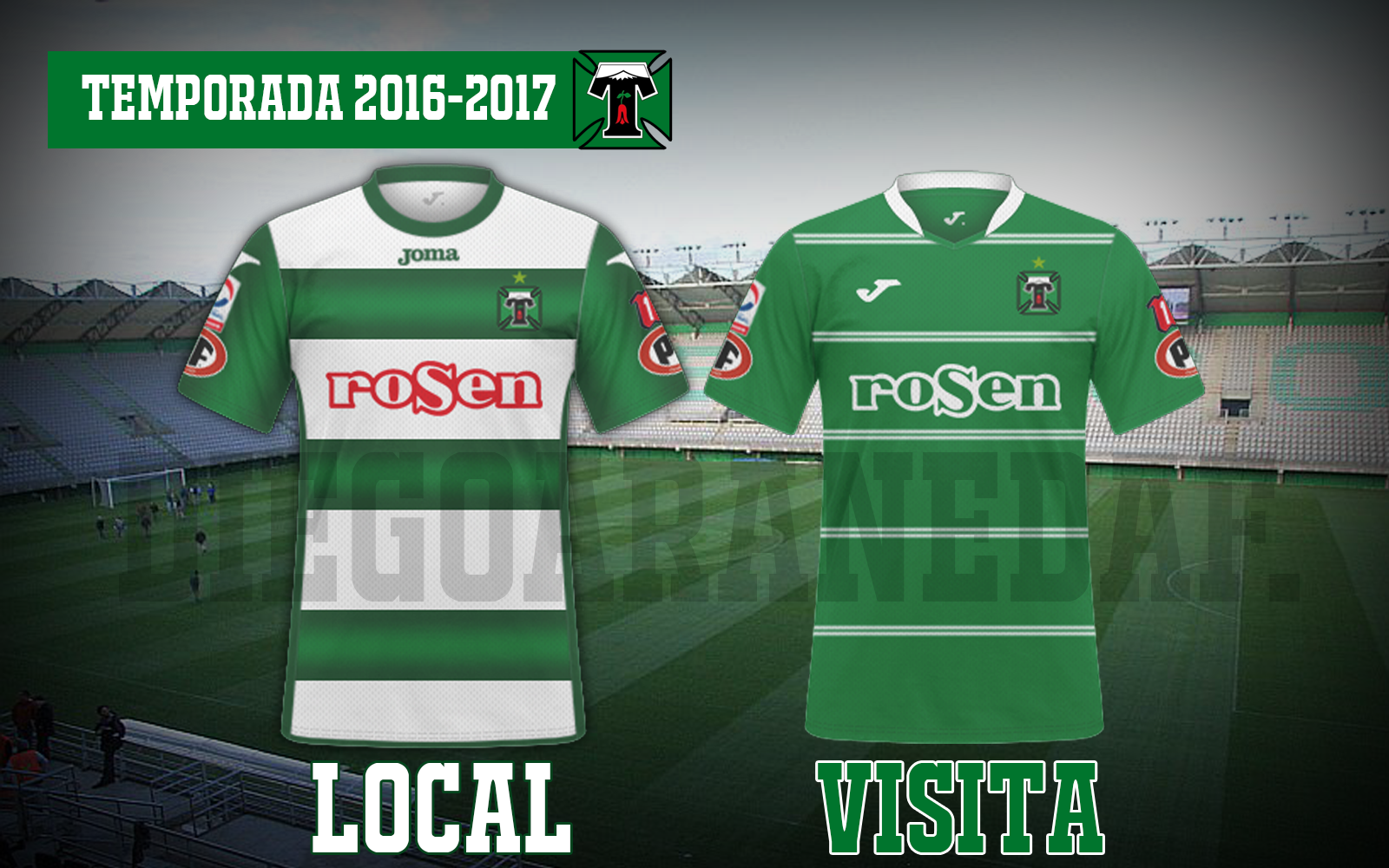 RECOPILACIÓN CAMISETAS DE DEPORTES TEMUCO Temporada 20162017