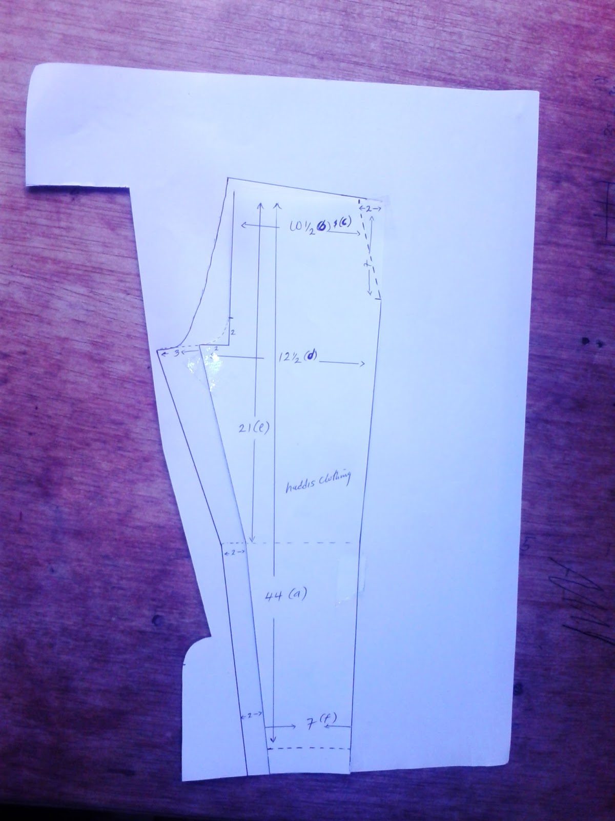 HOW TO CUT AND SEW PENCIL TROUSER