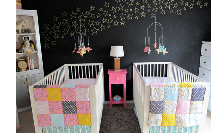 decoração de quarto gemeos