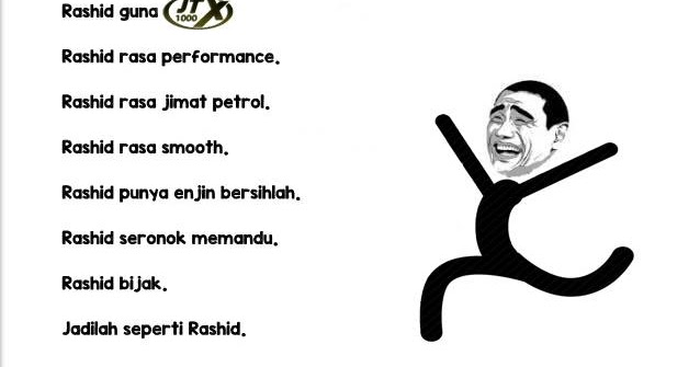 JTX1000 Minyak Pelincir Terbaik Di Dunia: Ini Rashid, Rashid Guna ...