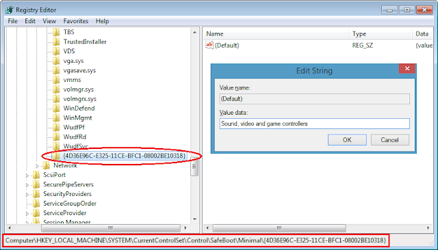 Enable device to load its driver in safe mode